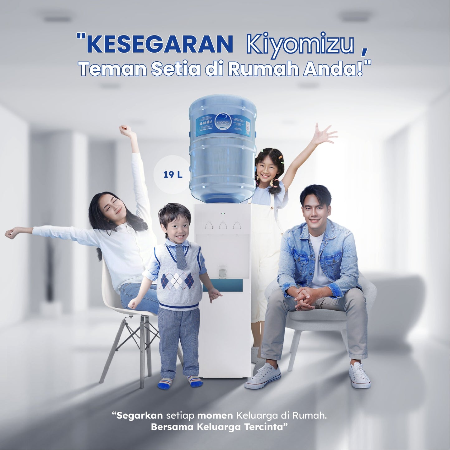 Kiyomizu Spring Water - Air Mineral Galon 19 Liter