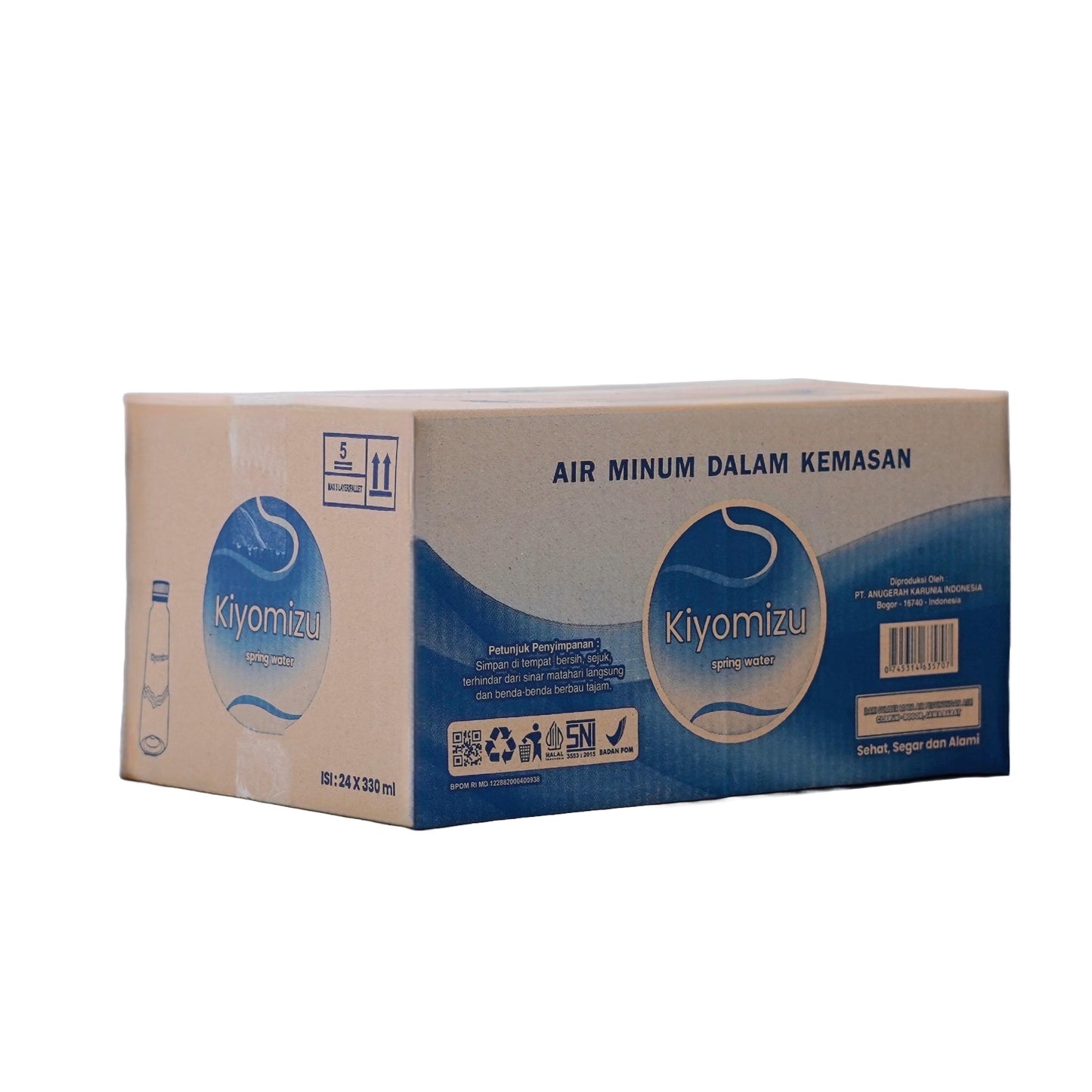 Kiyomizu Spring Water 330ML - Air Mineral 1 dus isi 24 botol